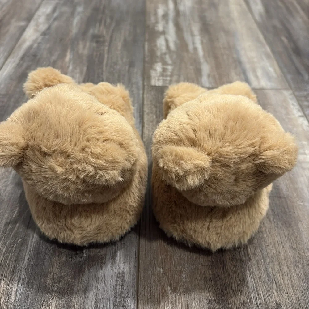 Gap Kids Teddy Bear Slippers 7-8